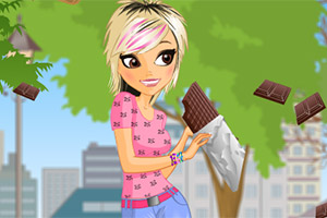 爱吃巧克力的女孩
