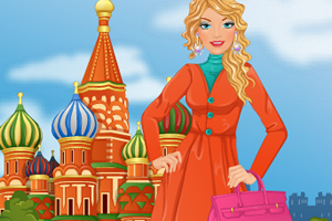 芭比访问莫斯科