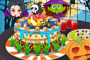 万圣节可爱蛋糕