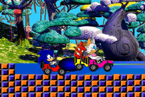 索尼克激光车比赛