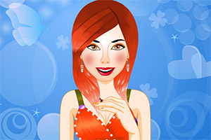 迷离的彩色发型