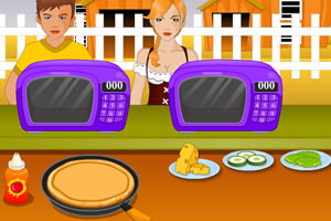 感恩节火鸡披萨店