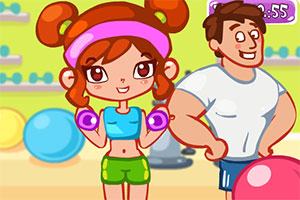 艾玛健身房偷懒