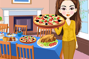 温馨感恩节打扮