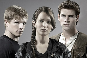 饥饿游戏主角化妆