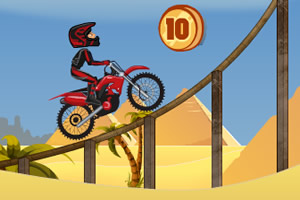 金字塔特技摩托无敌版