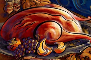 温馨感恩节找字母