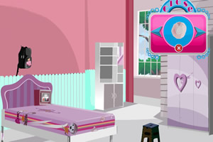 芭比公主布置房间