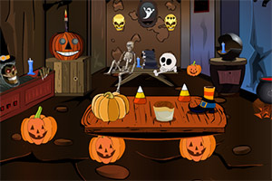 逃离万圣节黑暗房间