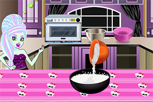 怪物高校自制蛋糕