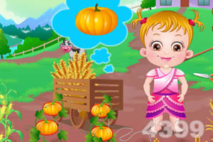 可爱宝贝庆祝感恩节