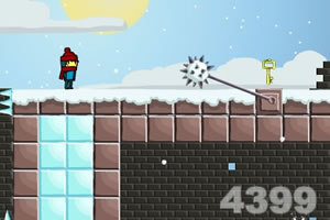 睡衣男孩雪地冒险