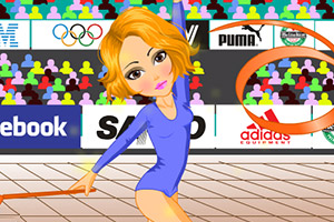 体操女孩的装扮