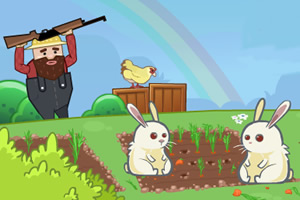 猎人抓兔子