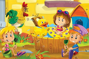 童话世界找东西