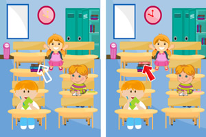 可爱小孩找不同