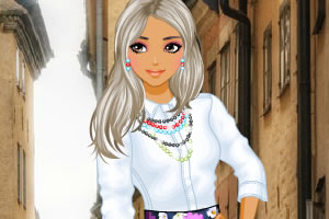 斯德哥尔摩街边装