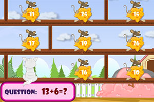 可爱小猫学算术