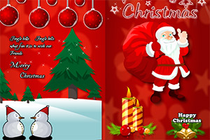 制作可爱圣诞贺卡