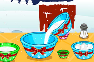 圣诞老人纸杯蛋糕