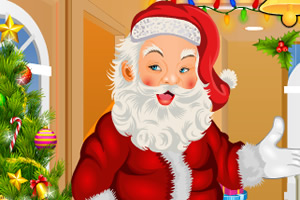 打扮圣诞老公公