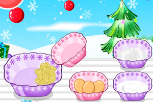 圣诞树纸杯蛋糕