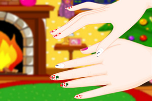 圣诞节漂亮美甲