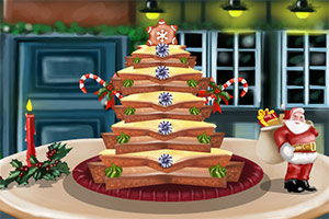 圣诞树面包