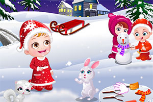 可爱宝贝欢乐圣诞