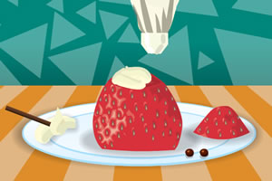 草莓圣诞老人烹饪与装扮