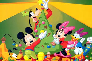 米奇找圣诞节蛋糕