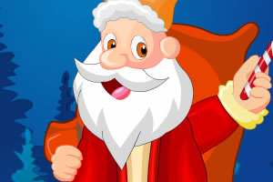 送礼圣诞老人装扮