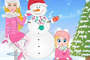 芭比一家冬季之旅