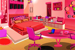 女孩的粉色房间逃离