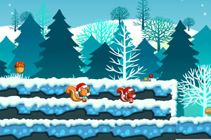 小松鼠圣诞觅食选关版