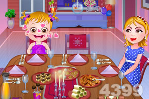 可爱宝贝新年派对