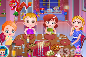 可爱宝贝新年派对