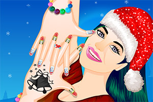 圣诞节欢乐美甲
