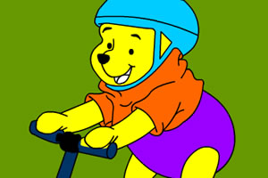 为小熊维尼上色