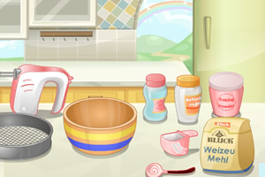 跟莎拉学做彩虹蛋糕