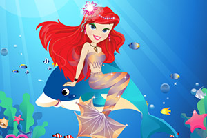 可爱的美人鱼装扮