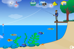 海岸垂钓