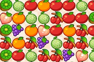 清甜水果对对碰