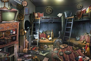 回声小屋找东西