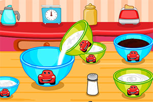 闪电麦昆纸杯蛋糕