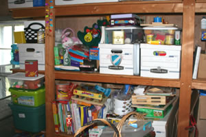 物品储藏室找东西