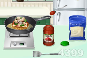 跟莎拉学做芝士汉堡