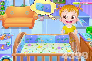 可爱宝贝照顾小婴儿