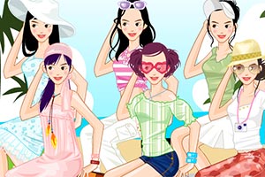 旅游杂志的封面女孩