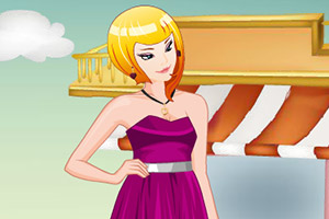 漂亮的女孩打扮